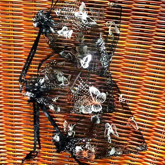 24 ct  3.5x4.5 "  Drawstring Organza bags - Picture 5 of 7